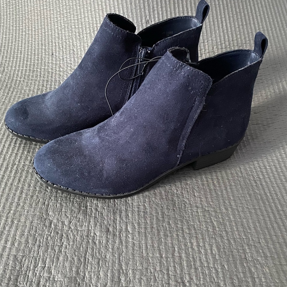 American Rag Deep Blue Suede Booties